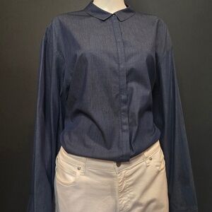 Lafayette 148 New York Button-Down Shirt size XXL